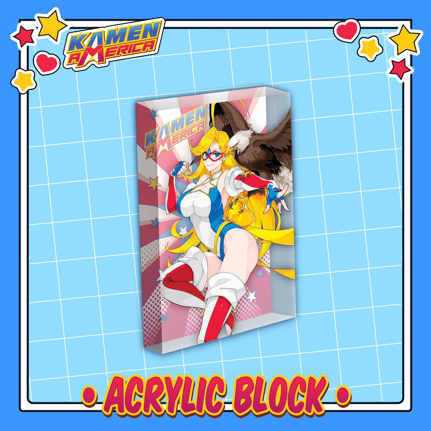 Kamen America : Acrylic Block