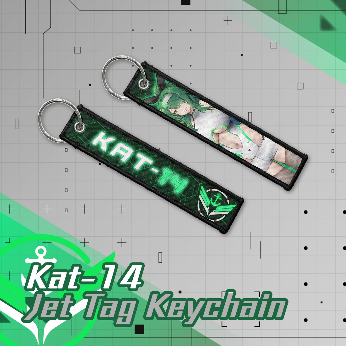 VFleet Project : Kat-14 Jet Tag Keychain