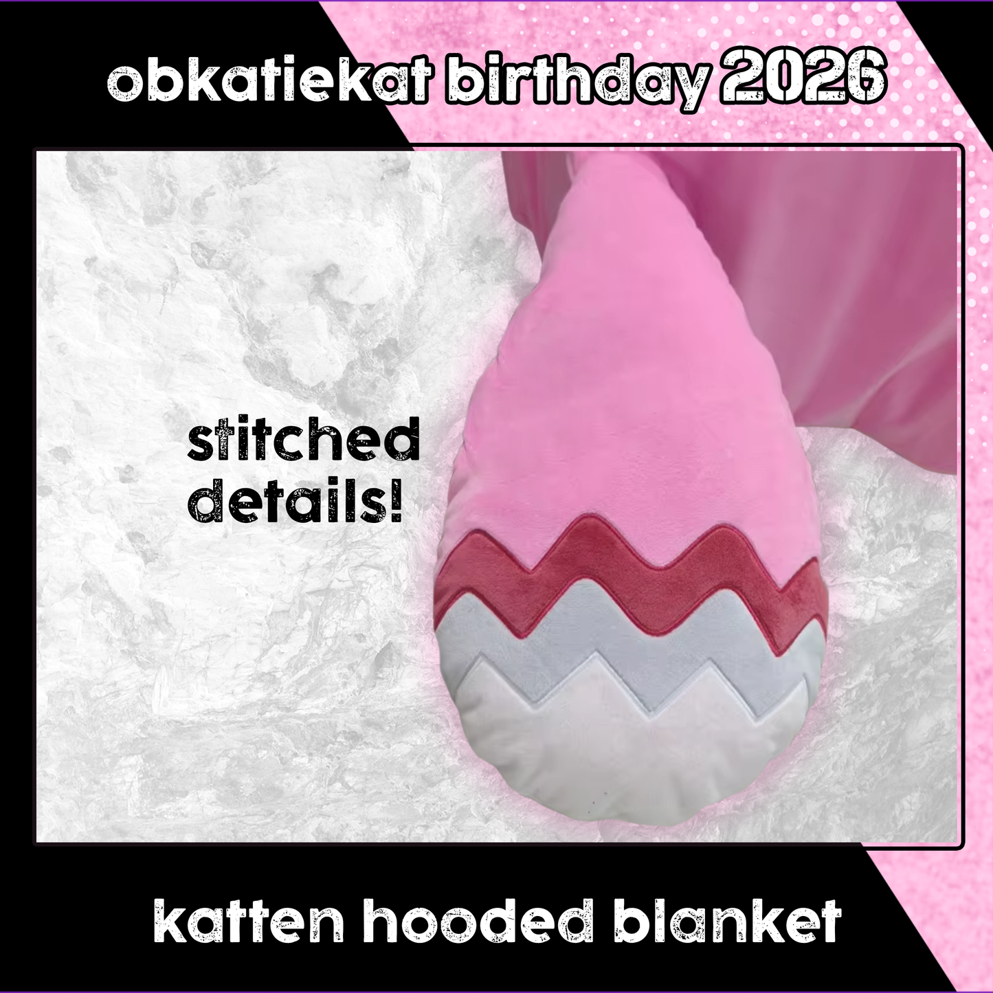 obkatiekat : Cosplay Katten Blanket with Hood