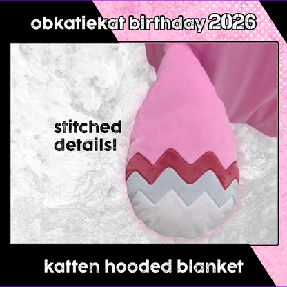 obkatiekat : Cosplay Katten Blanket with Hood