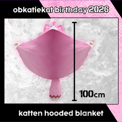 obkatiekat : Cosplay Katten Blanket with Hood