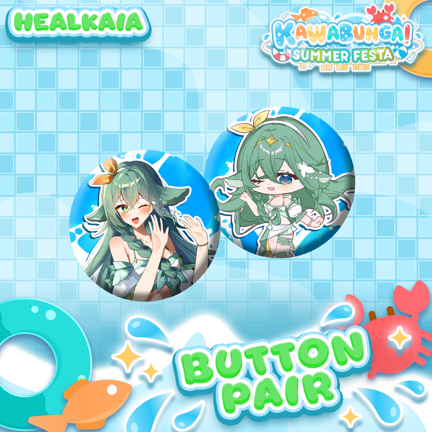 Kaia : Button Pair