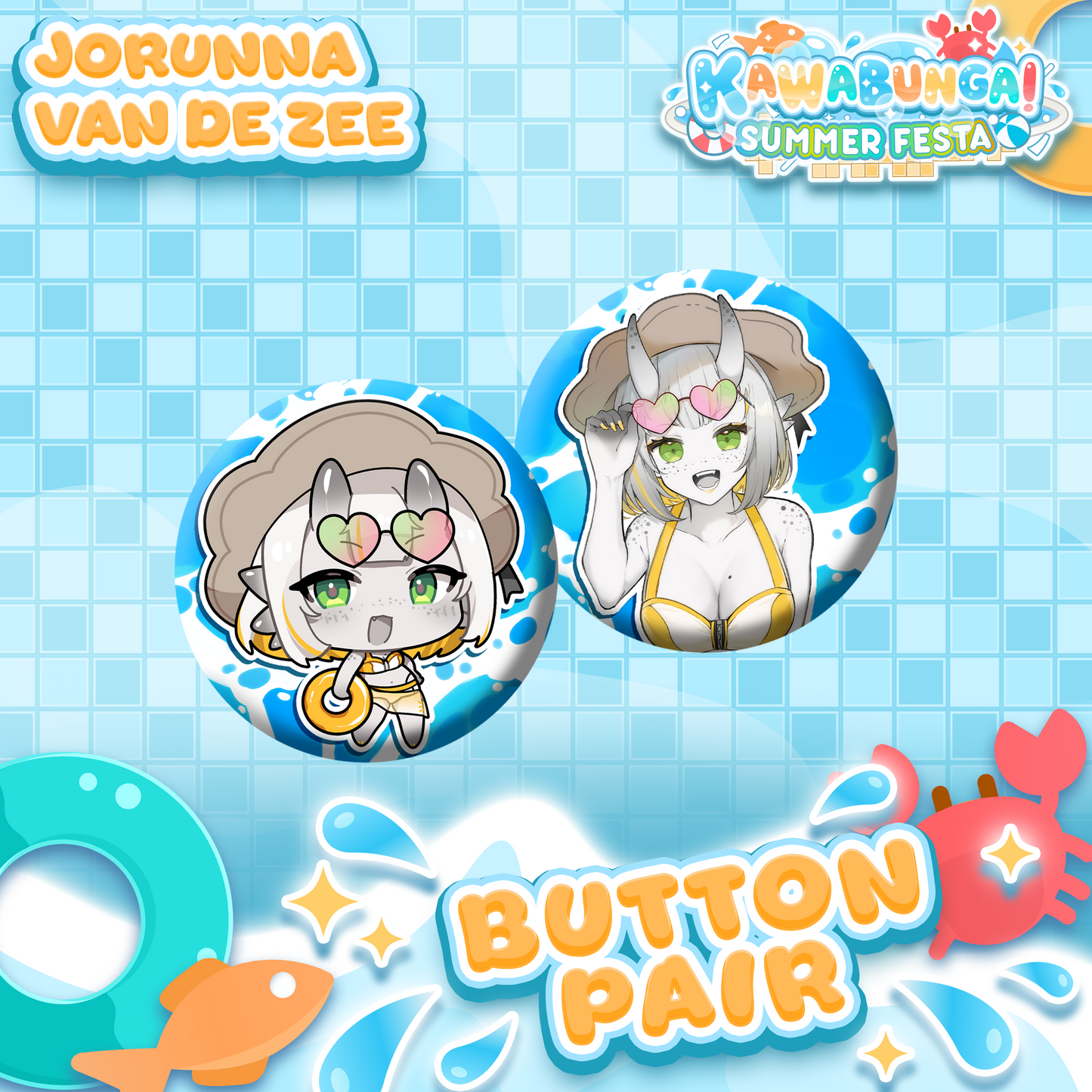 Jorunna : Button Pair