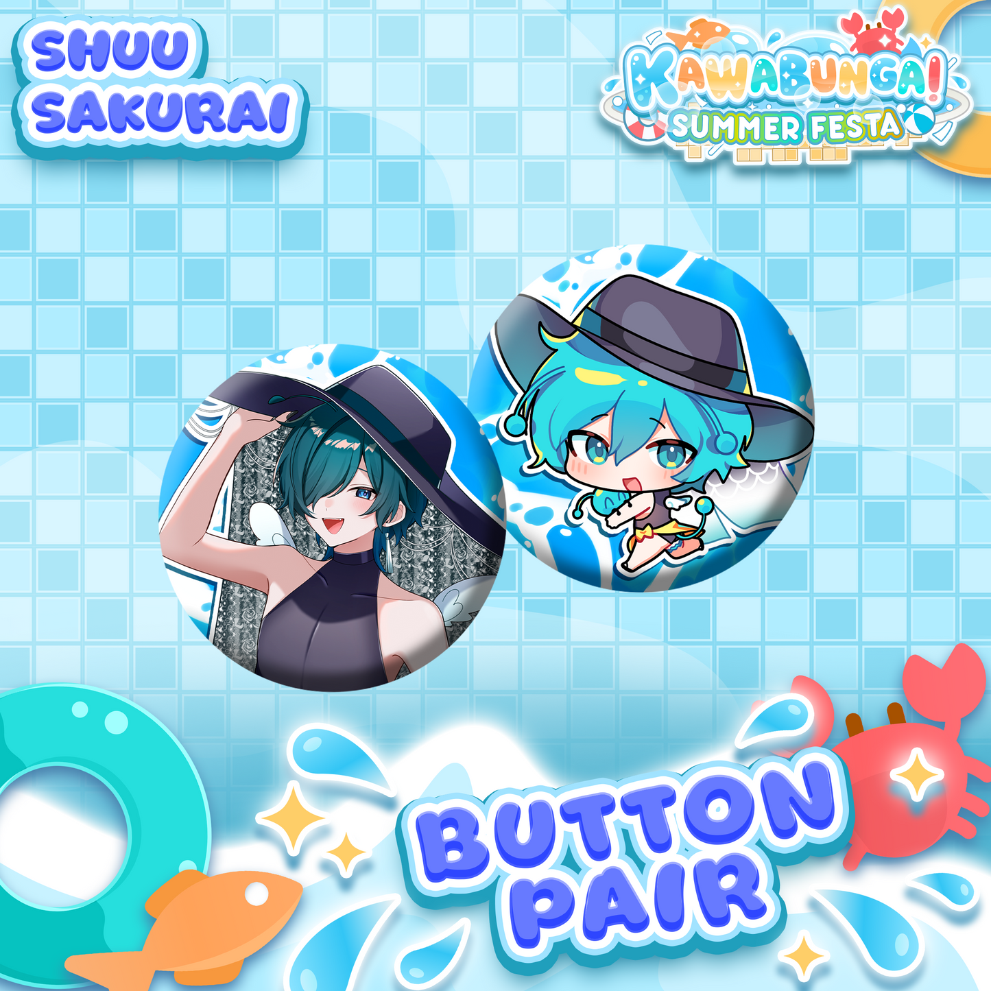 Shuu Sakurai : Button Pair