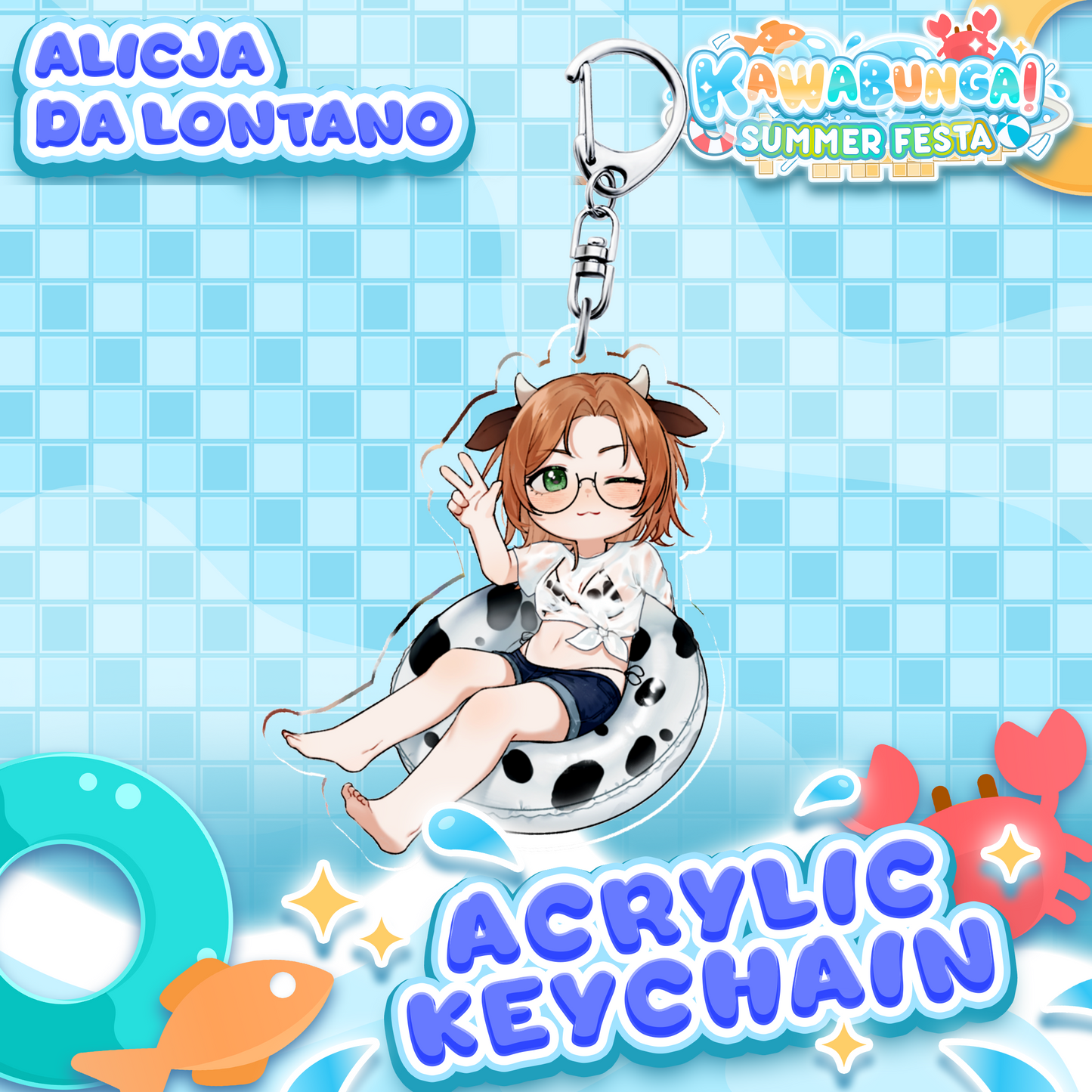 Alicja Da Lontano : Kawabunga Keychain