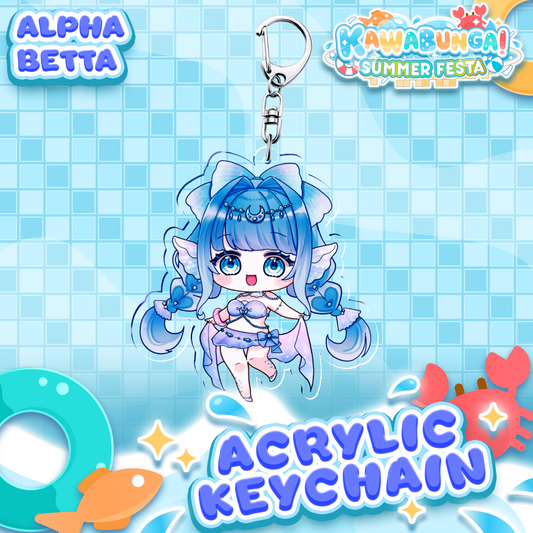 Alpha Betta : Kawabunga Keychain