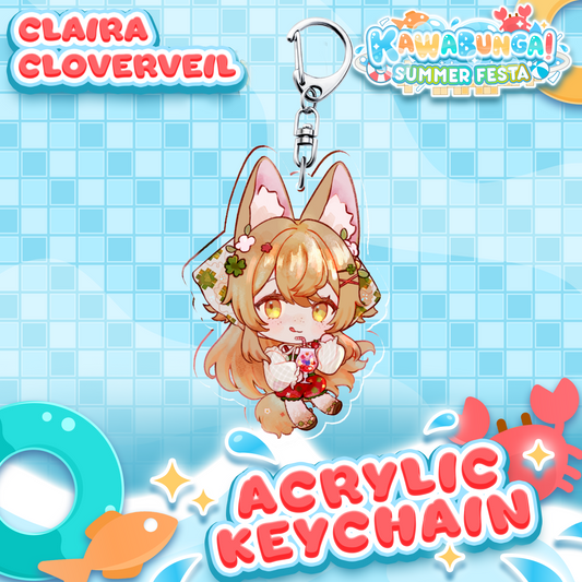 Claira Cloverveil : Kawabunga Keychain