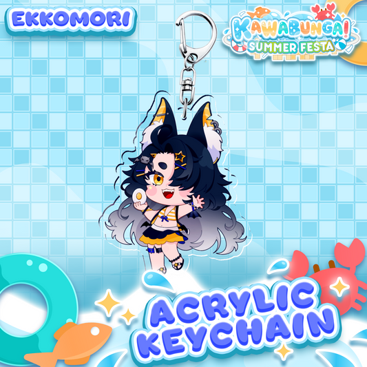 Ekkomori : Kawabunga Keychain