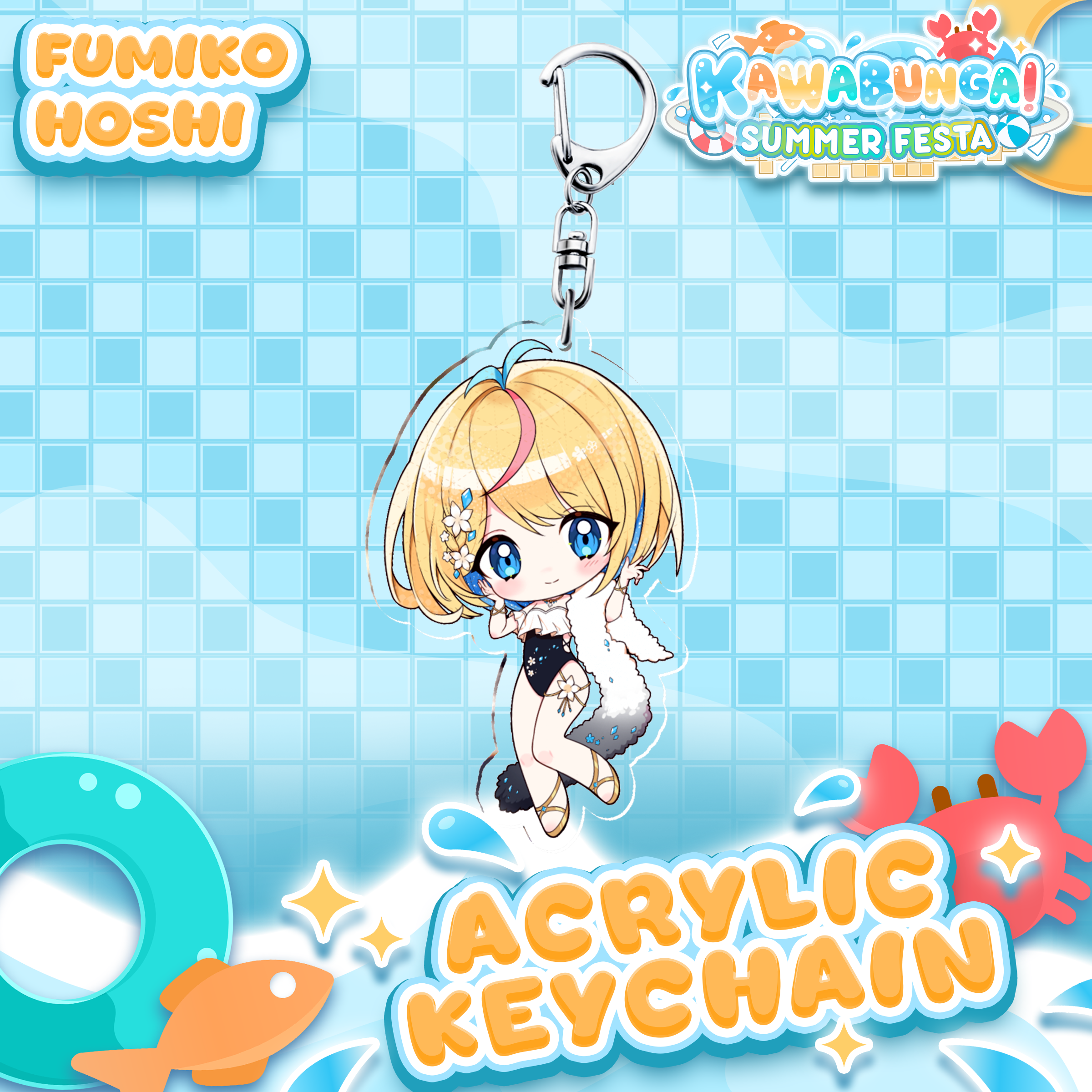 Fumiko Hoshi : Kawabunga Keychain – Kawa Entertainment