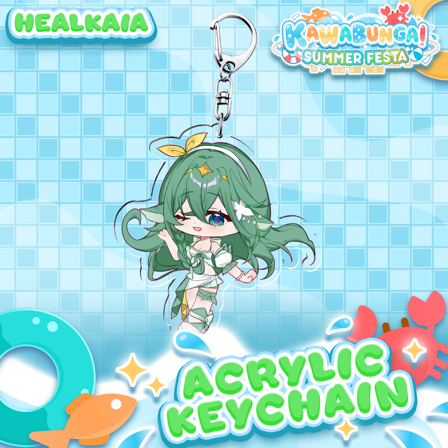 Kaia : Kawabunga Keychain