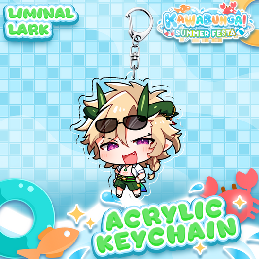 Liminal Lark : Kawabunga Keychain