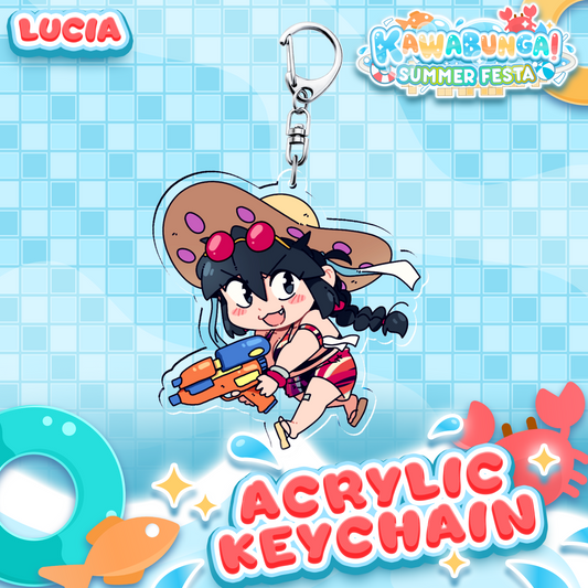 Lucia : Kawabunga Keychain