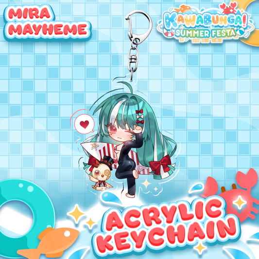 Mira Mayheme : Kawabunga Keychain