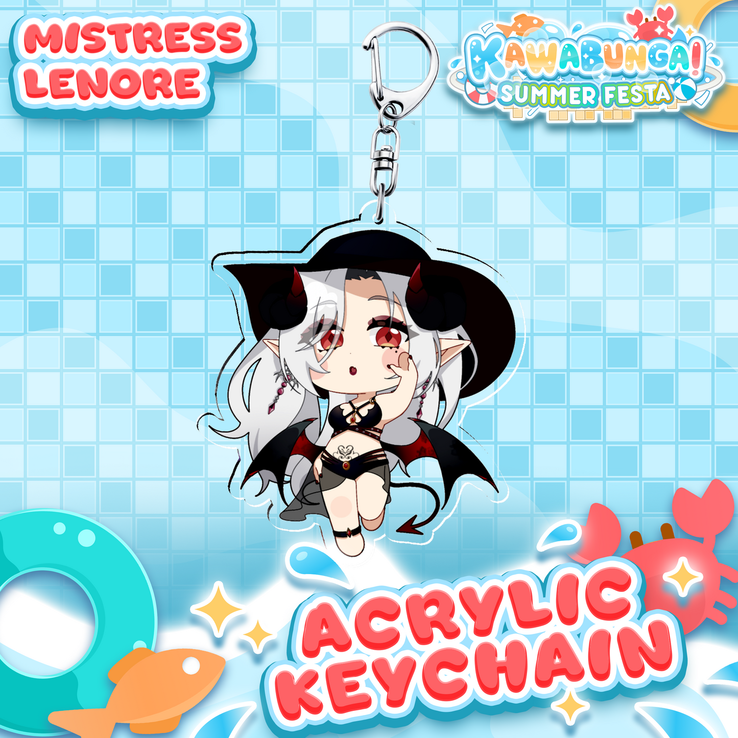Mistress Lenore : Kawabunga Keychain