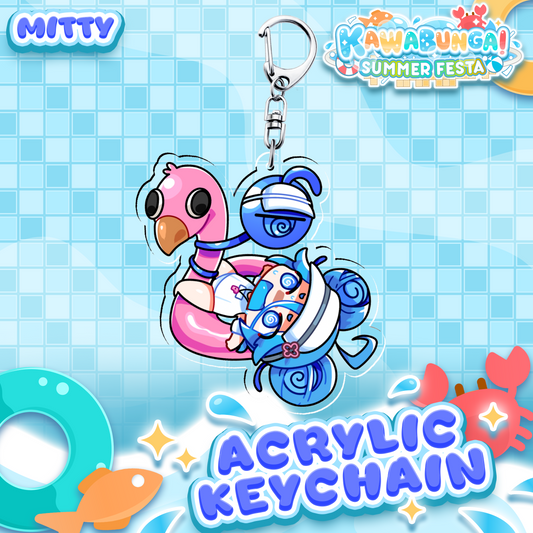 Mitty : Kawabunga Keychain