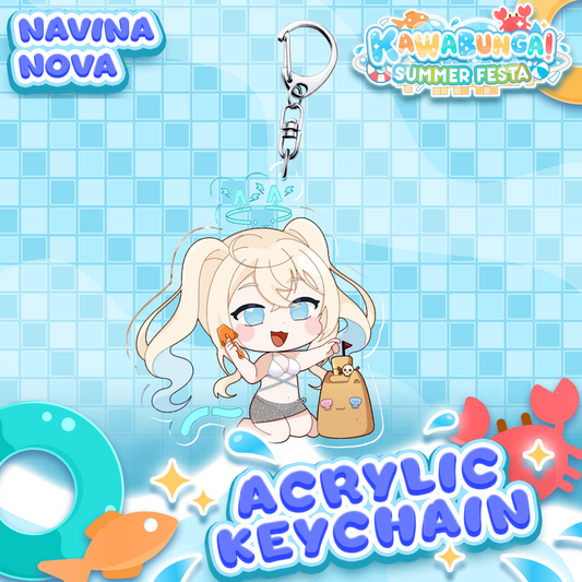 Navina Nova : Kawabunga Keychain