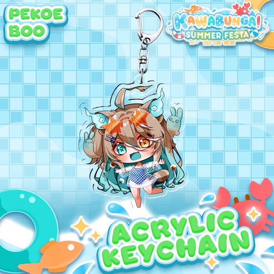Pekoe Boo : Kawabunga Keychain