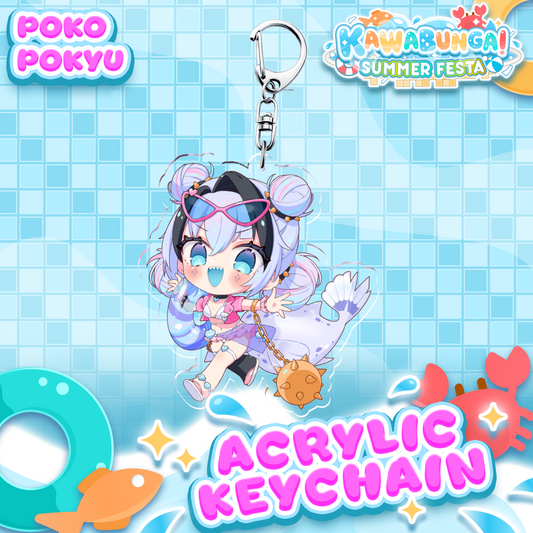 Poko Pokyu : Kawabunga Keychain