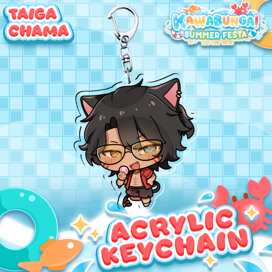 Taiga Chama : Kawabunga Keychain