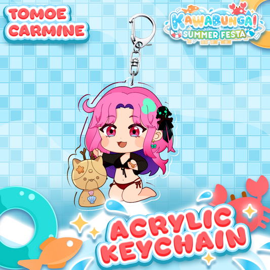 Tomoe Carmine : Kawabunga Keychain