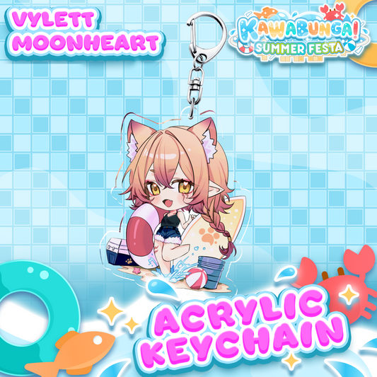 Vylett Moonheart : Kawabunga Keychain
