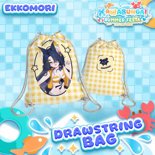 Ekkomori : Drawstring Bag