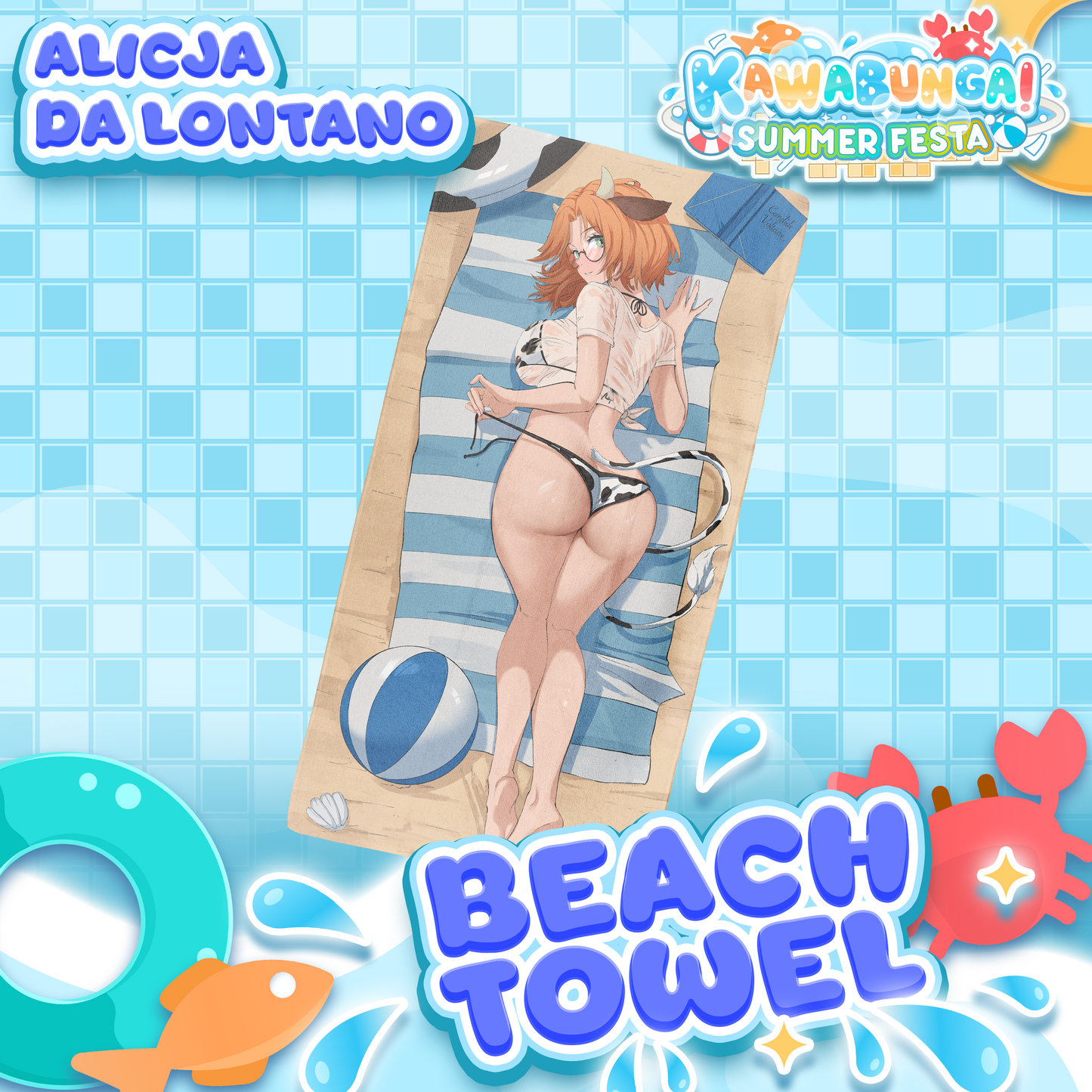 Alicja Da Lontano : Beach Towel