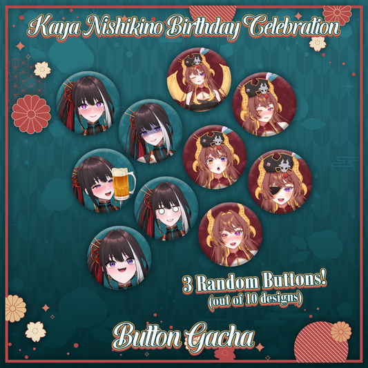 Kaya Nishikino : Button Set Gacha [Pre-Order]