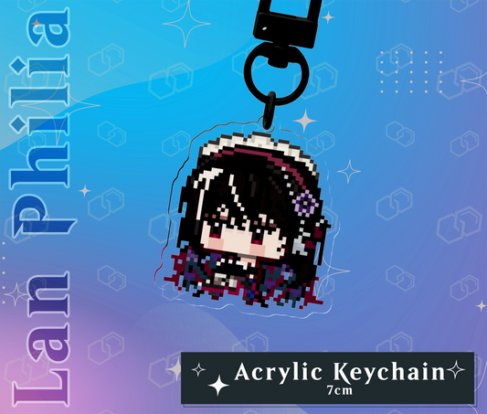 Lan Philia : Pixel Chibi Keychain