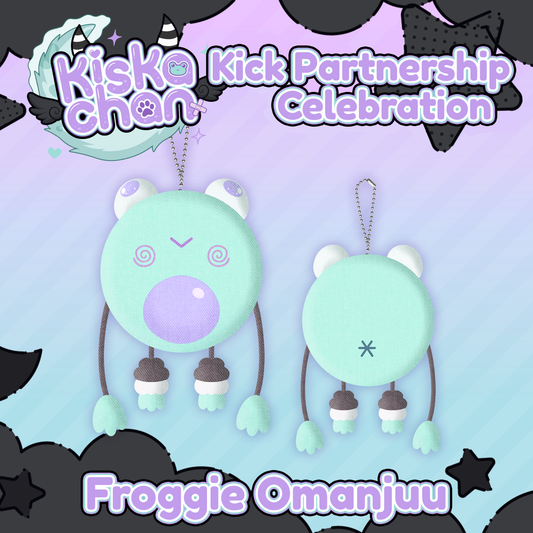 Kiskachan : Froggie Omanjuu Keychain