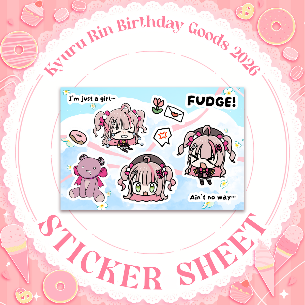 Kyuru Rin : Sticker Sheet [Pre-Order]