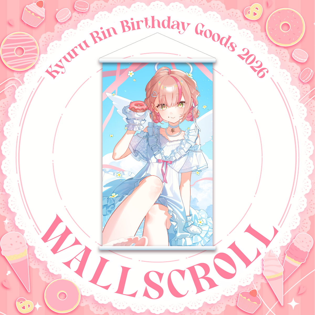 Kyuru Rin : Wallscroll [Pre-Order]