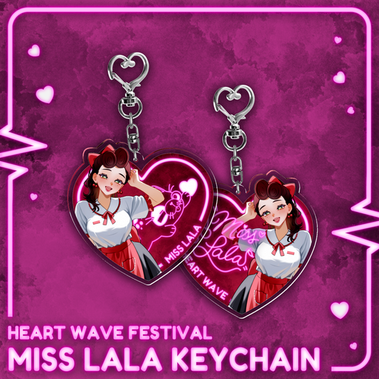Miss Lala : HeartWAVE Keychain
