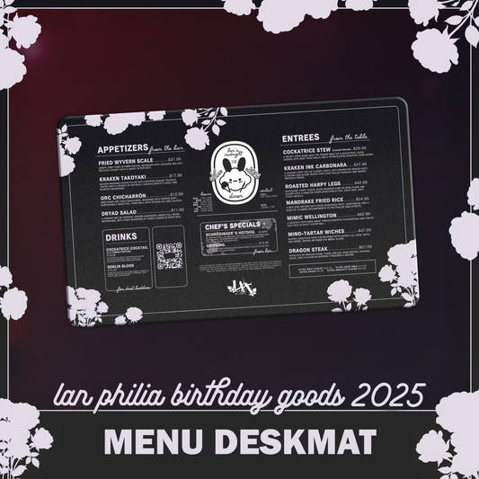 Lan Philia : Menu Deskmat