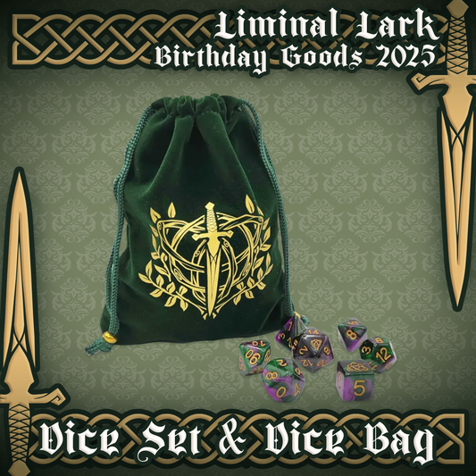 Liminal Lark : LIMITED Dice Bag Set