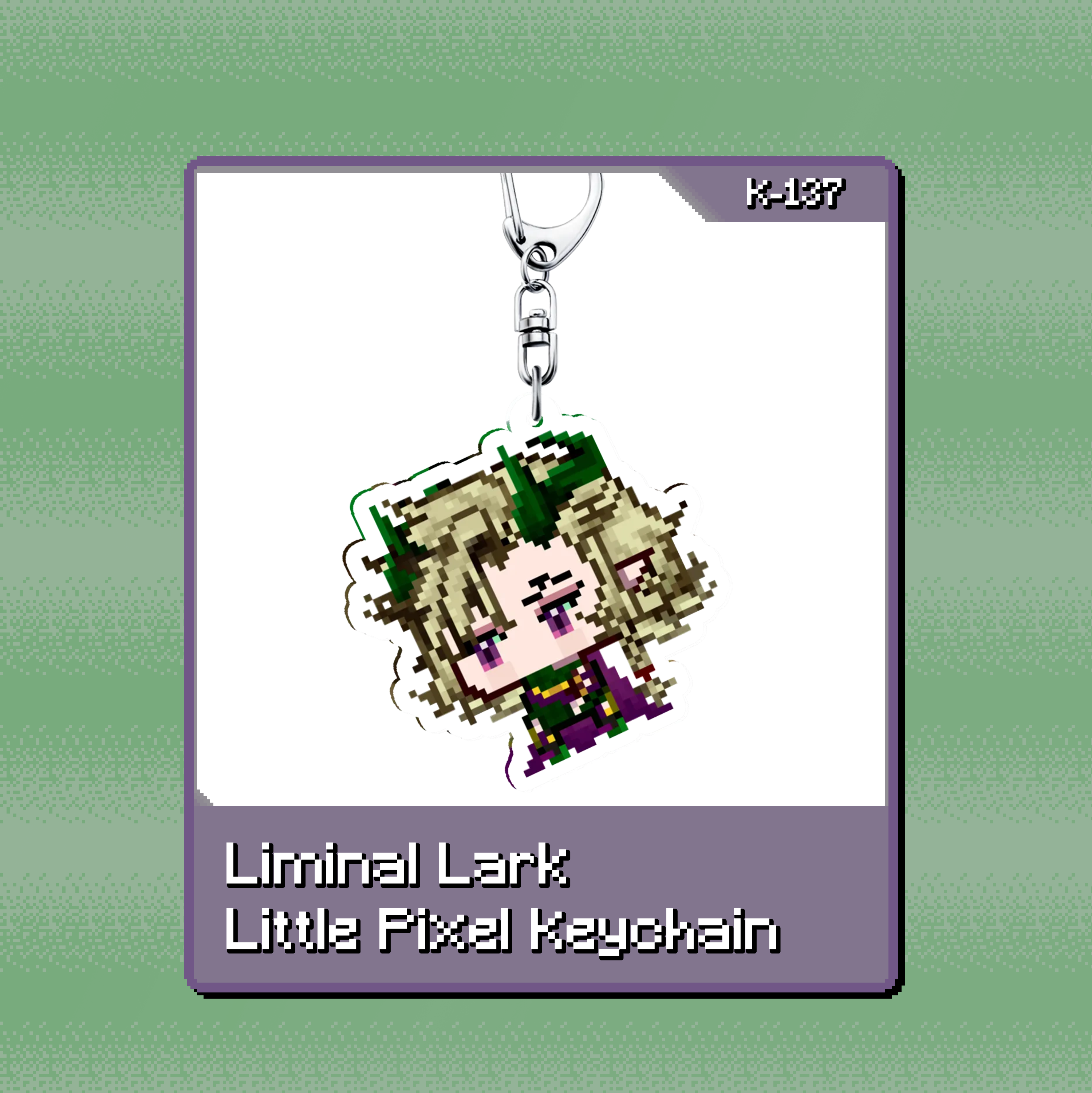 Liminal Lark : Little Pixel Keychain – Kawa Entertainment