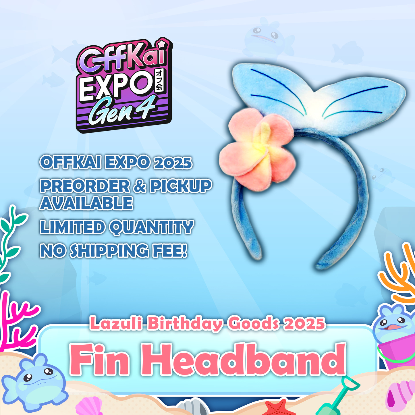 Lazuli : Headband (OFFKAI PICKUP)