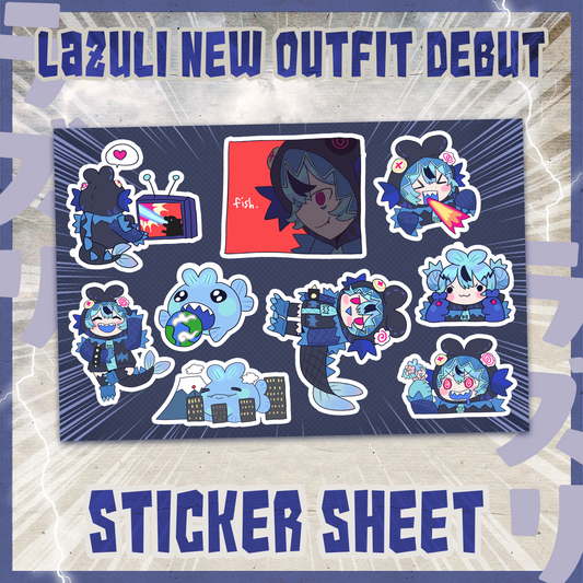Lazuli : Kaiju Sticker Sheet