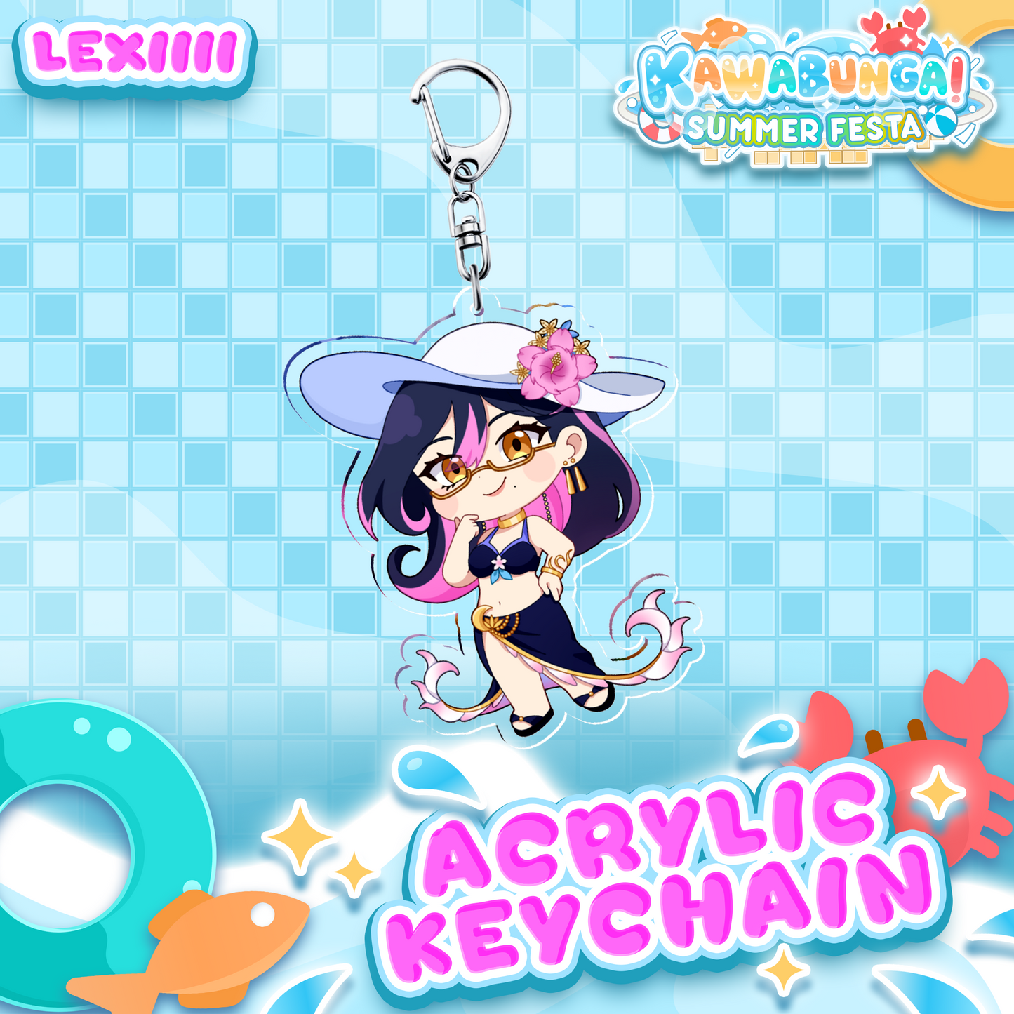 Kawa Staff : Lexiiii Kawabunga Keychain