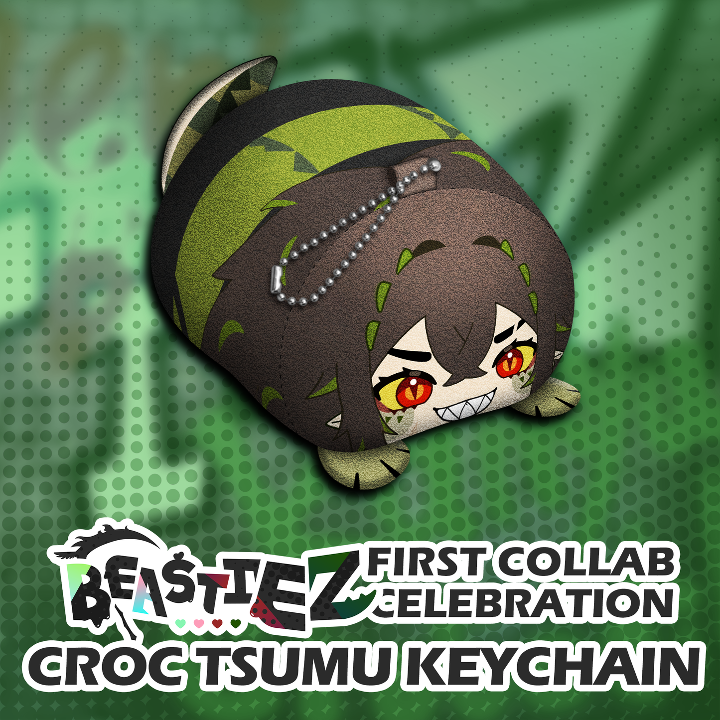 Kairyu Crocodile : Tsumu Keychain Plush