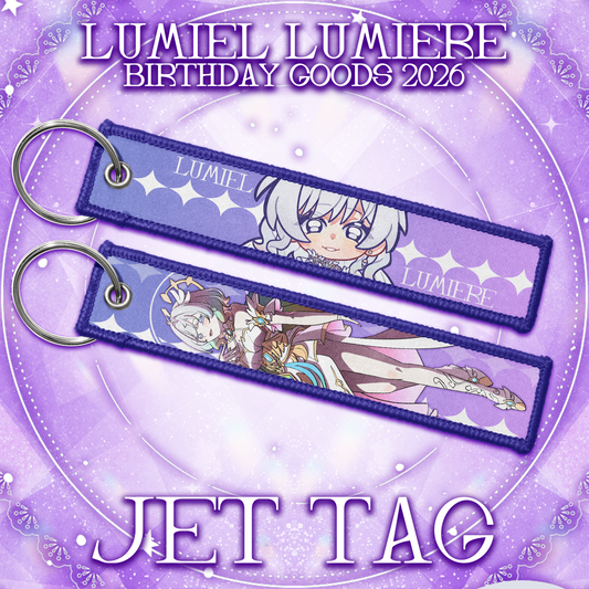 Lumiel Lumiere : Jet Tag Keychain