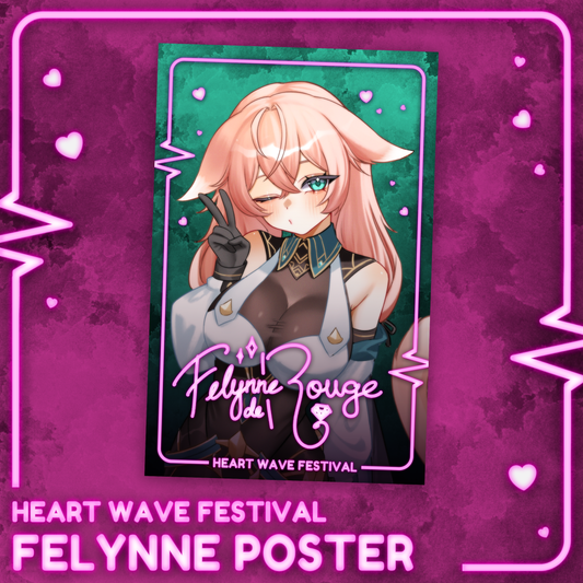 Felynne deRouge : HeartWAVE Poster