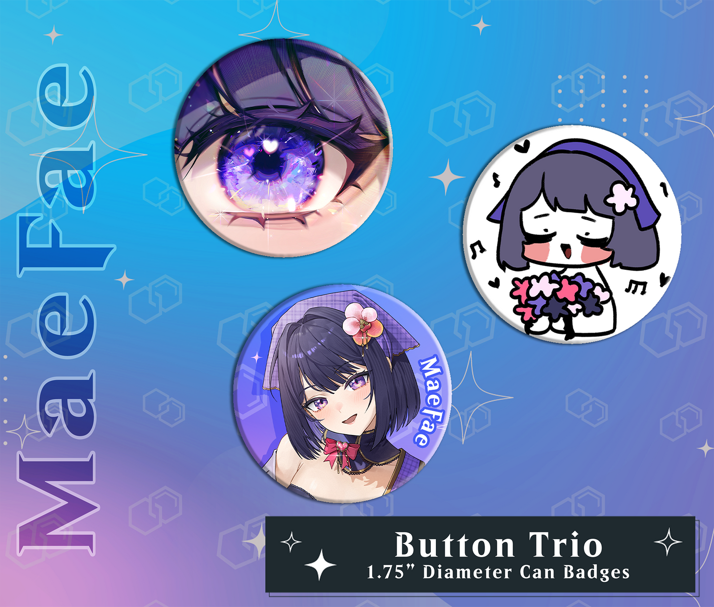 Maefae : Button Trio