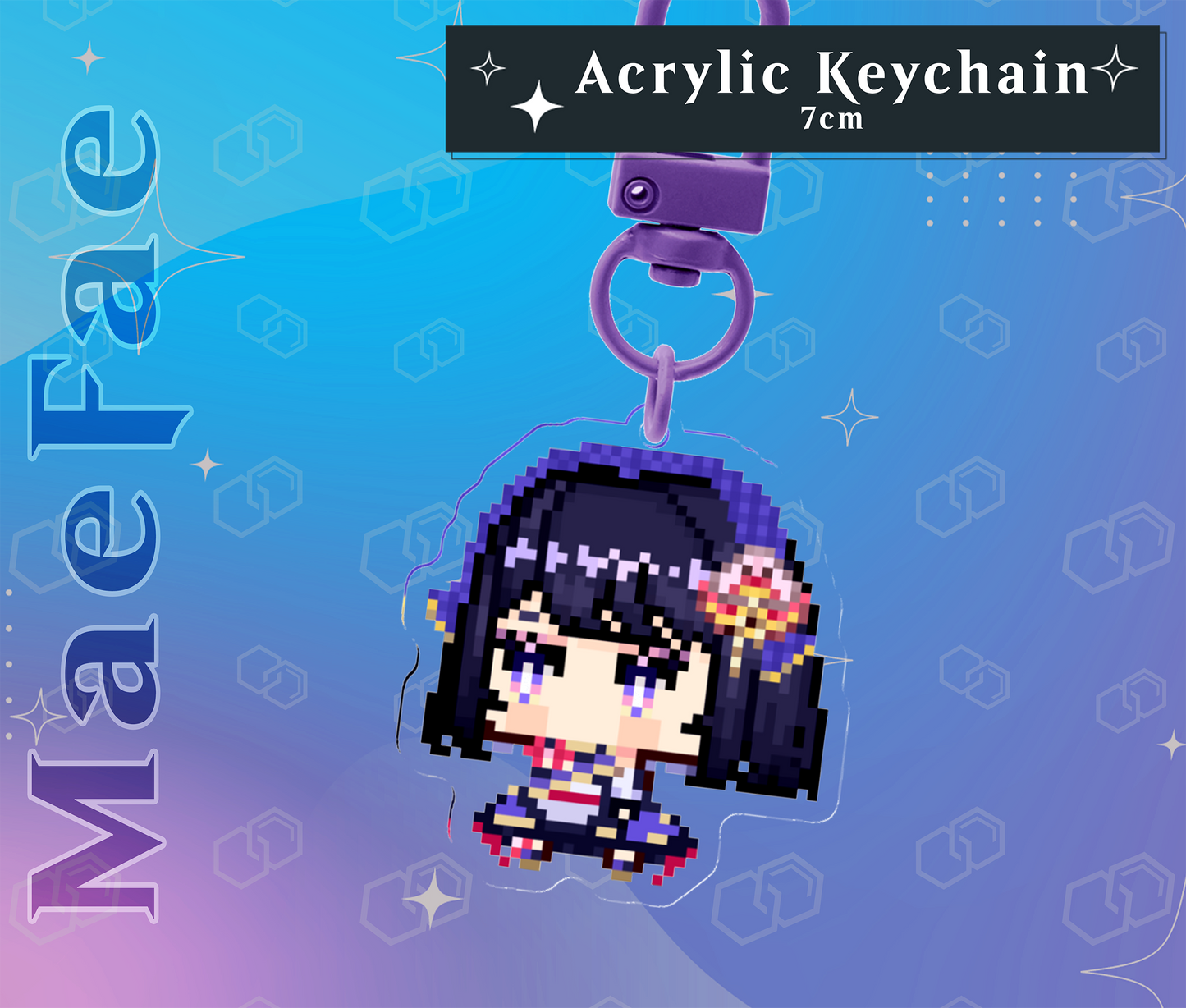 Maefae : Pixel Chibi Keychain