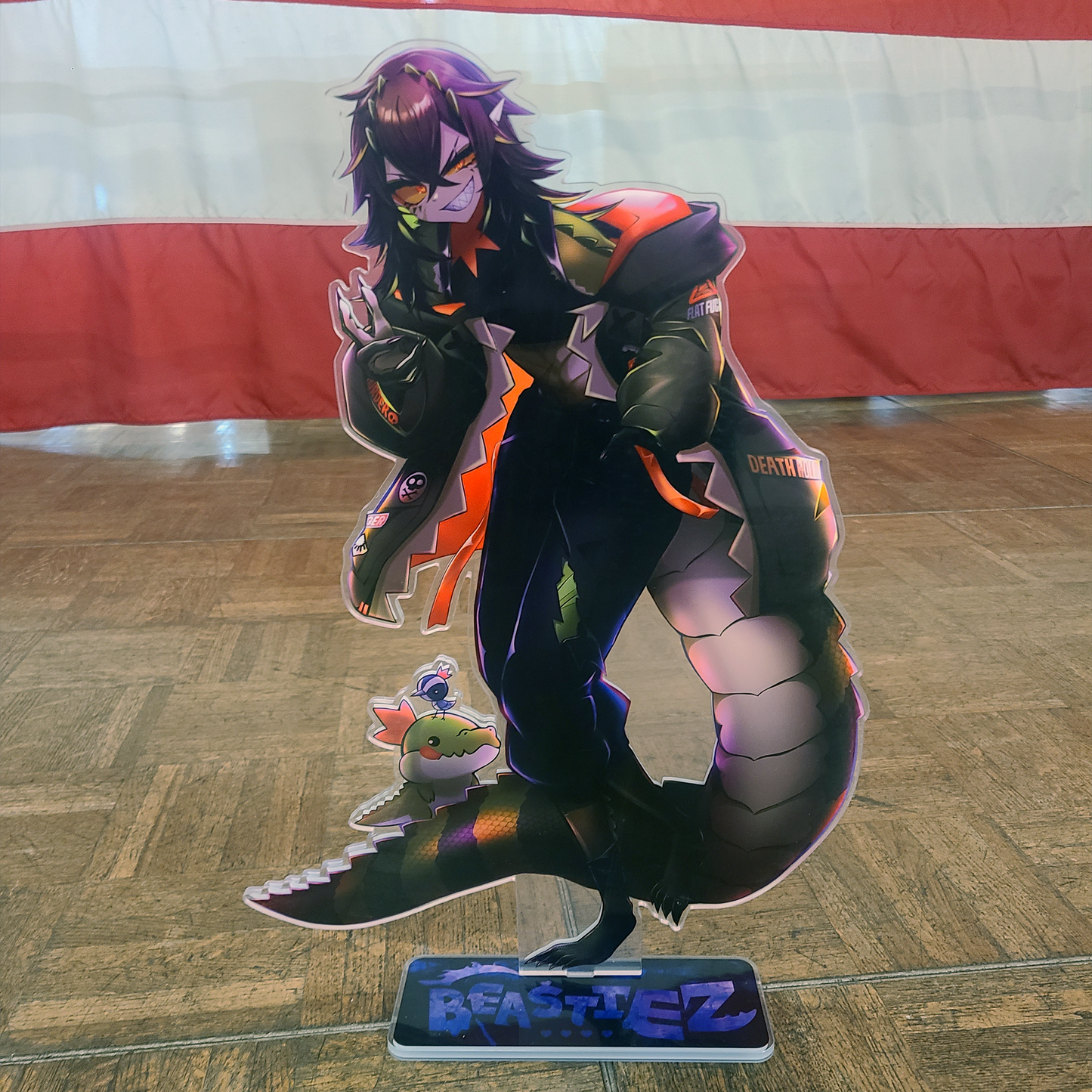 Beastiez - Kairyu Crocodile - Offkai "Monster" Artwork Mega Standee