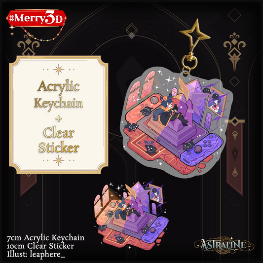 Merryweather : 3D - Acrylic Keychain and Clear Sticker