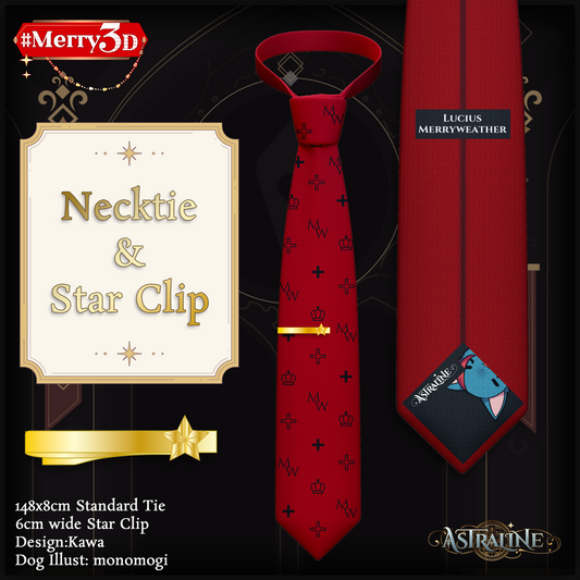 Merryweather : 3D - Necktie and Star Clip