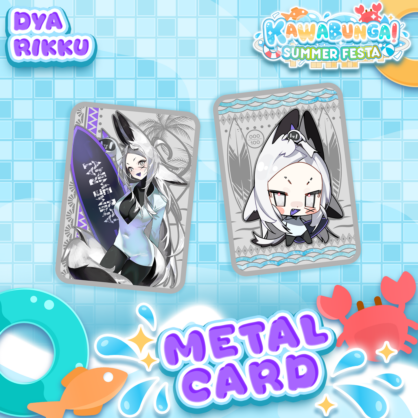 Rikku : Metal Card
