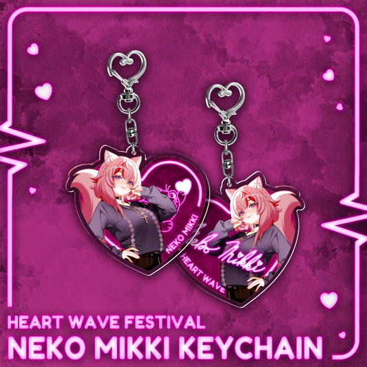 Neko Mikki : HeartWAVE Keychain