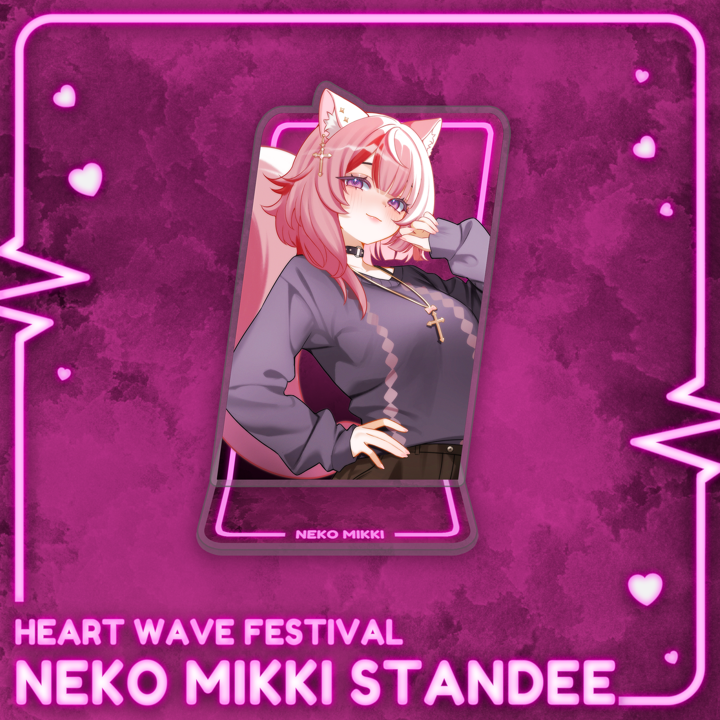 Neko Mikki : HeartWAVE Standee